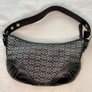 COACH Soho Mini Signature Small Hobo 2154